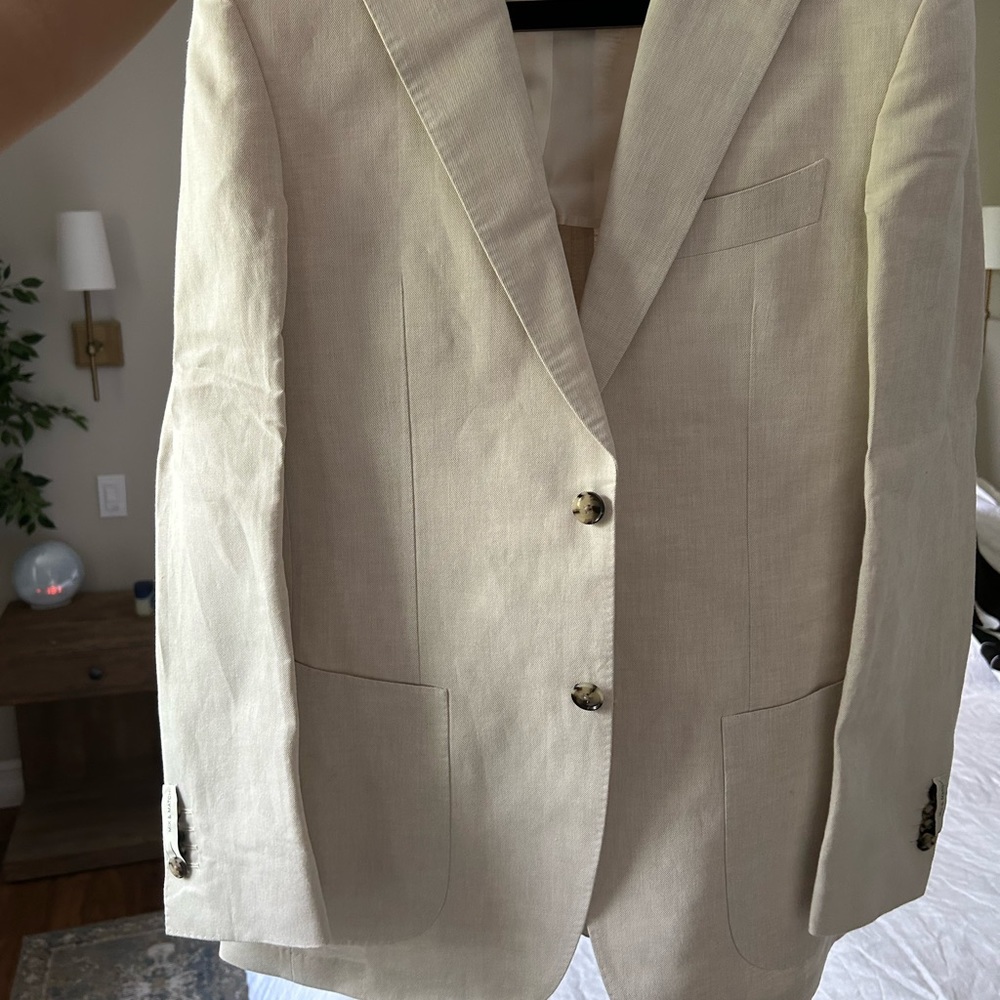 Suit Supply Havana Jacket in Light Brown - Size 36